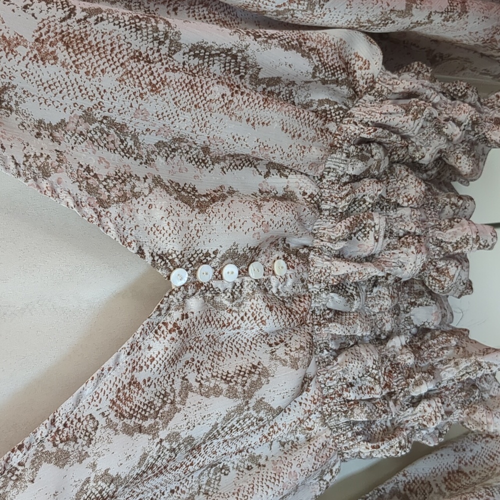 Fate Python Print Blouse - image 2